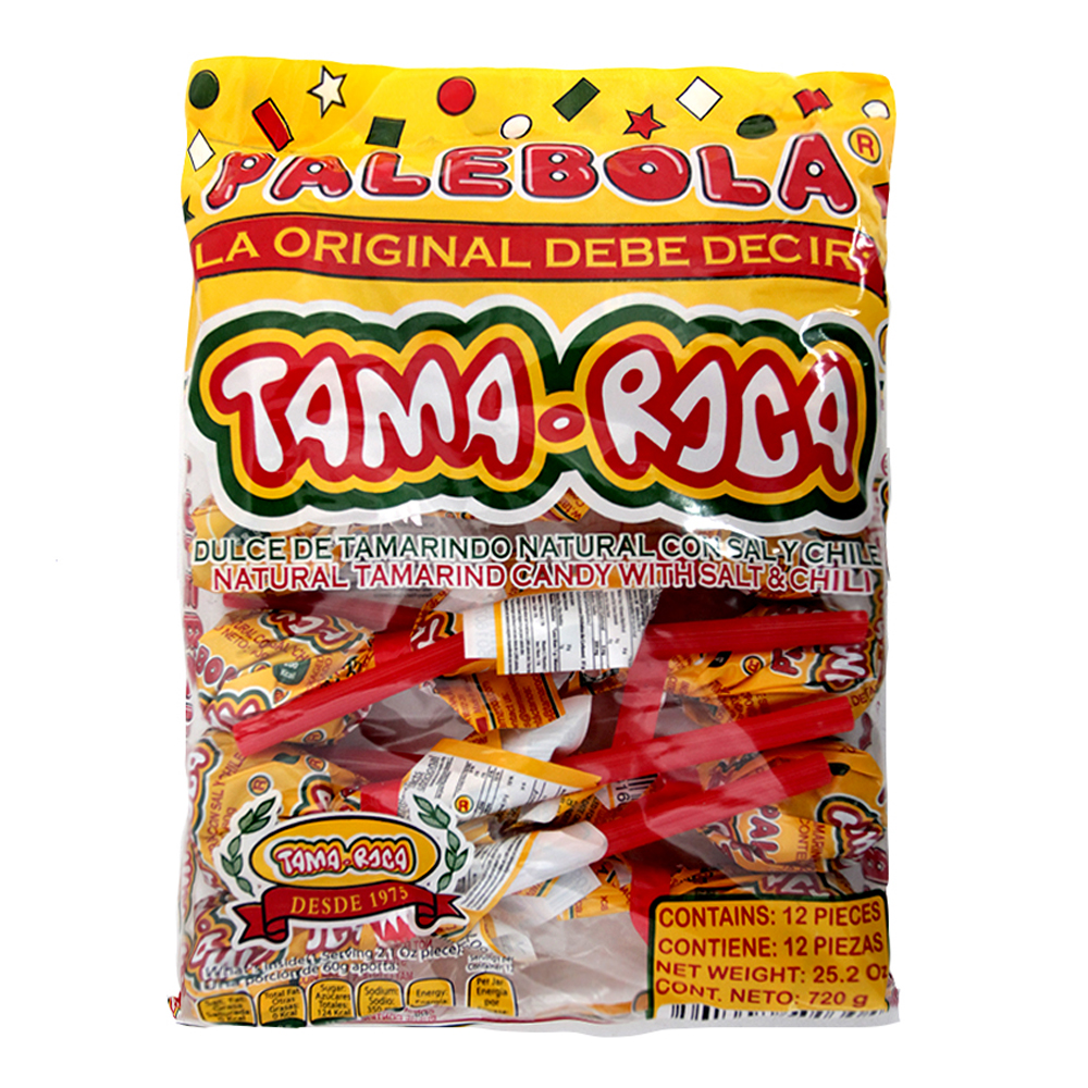 Paleta Enchilada Tama Roca Bolsa Con 12 Piezas De 720 gr