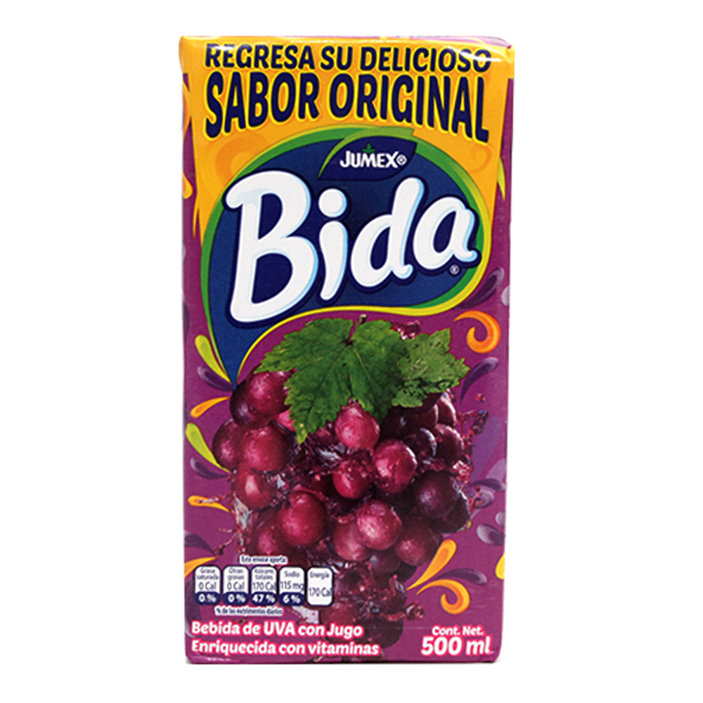 Bebida de Fruta Jumex Bida Uva 500 ml