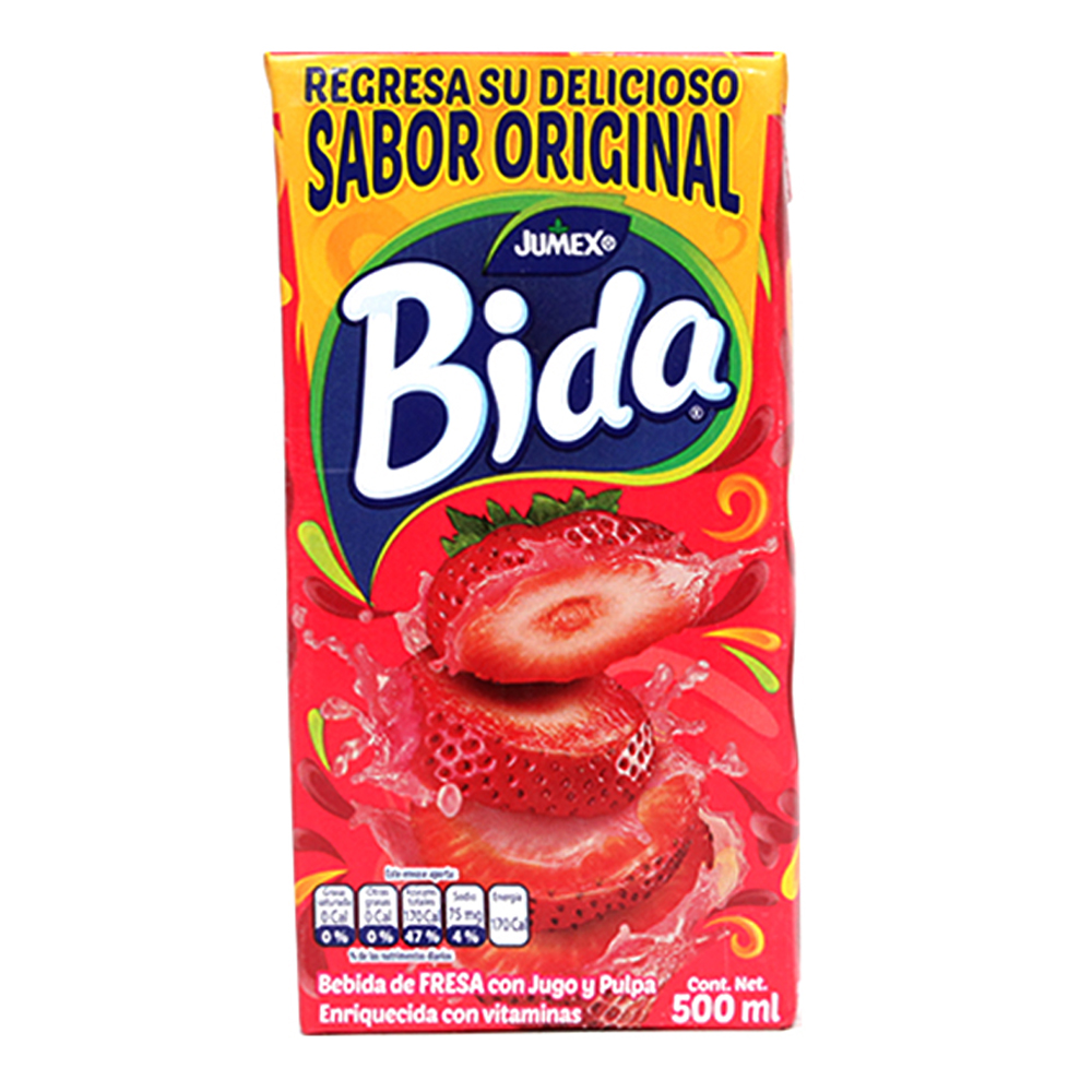Bebida Refrescante Jumex Bida de Fresa 500 ml
