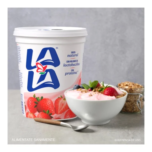 Yogur Lala Sólido Fresa 900 g Bote
