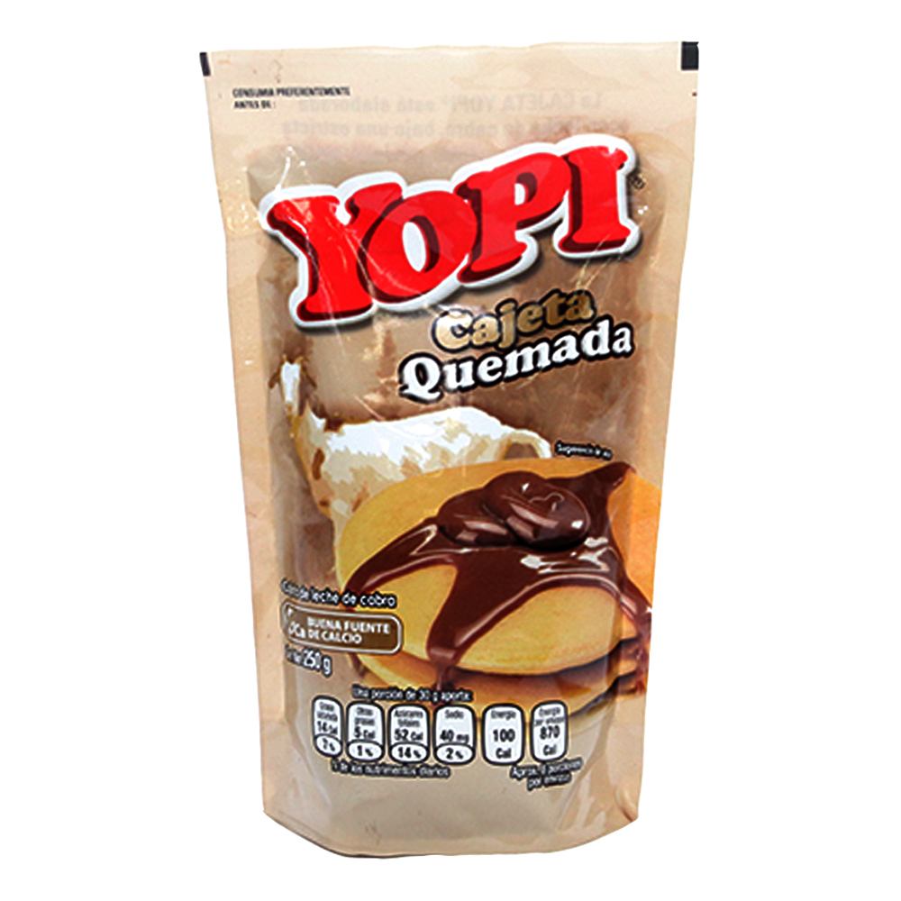 Cajeta Yopi Quemada 250 gr