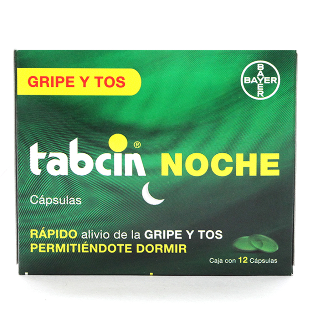 Tabcin Antigripal Noche Con 12 Tab