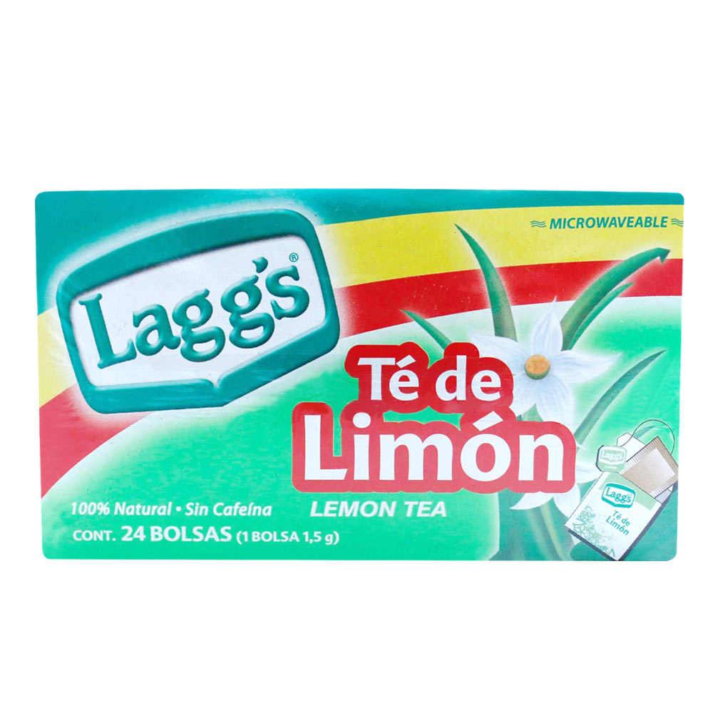 Té De limón Laggs Paquete Con 24 Sobres