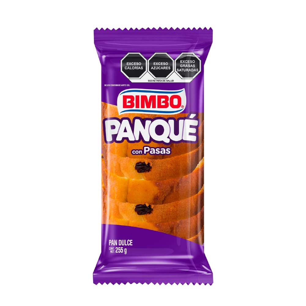 Panque con Pasas Bimbo 255 gr