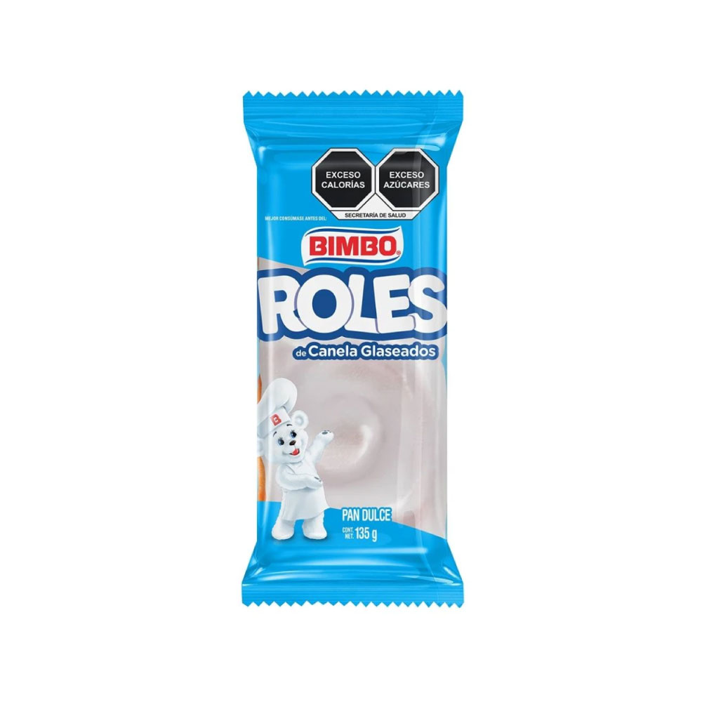 Roles Glaseados Bimbo 135 Gramos