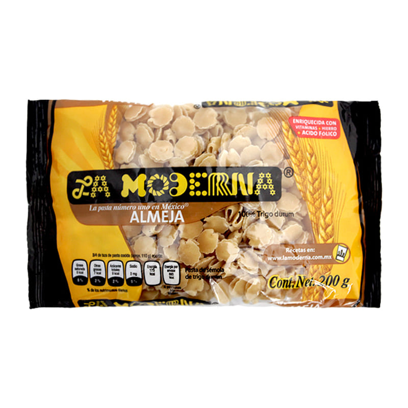 Pasta para Sopa La Moderna Almeja 200 Gramos