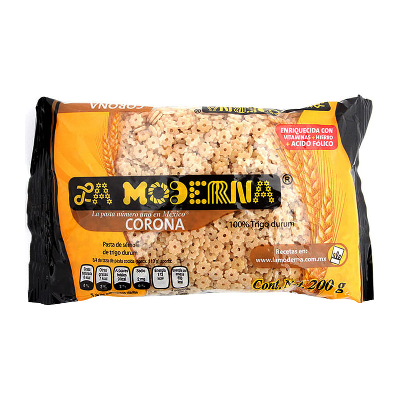 Pasta para Sopa La Moderna Corona 200 gr