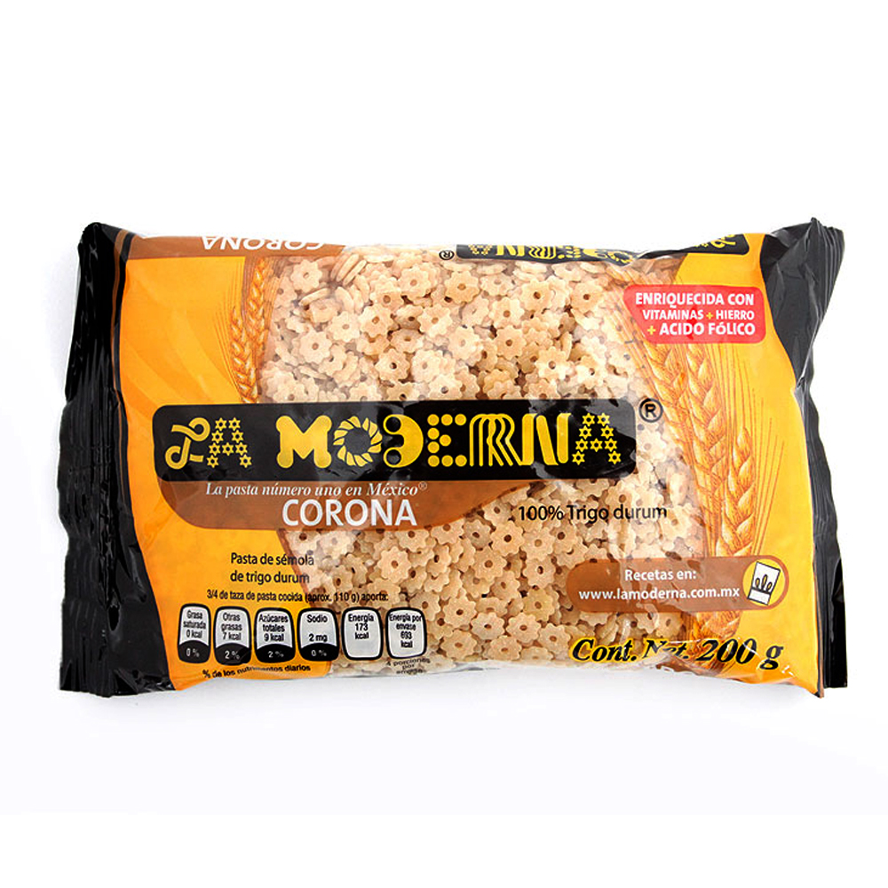 Pasta para Sopa La Moderna Corona 200 gr