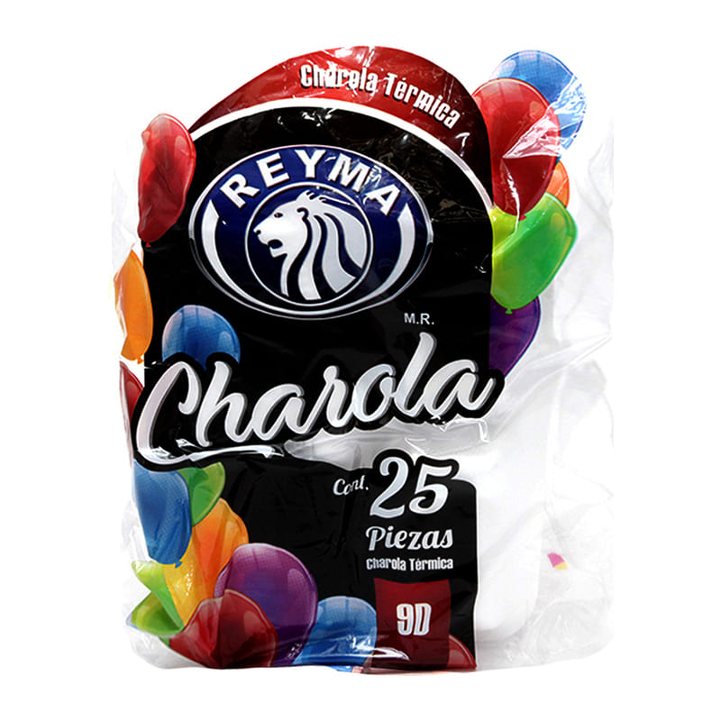 Charola Térmica Con Division Reyma #9 Bolsa con 25 Piezas