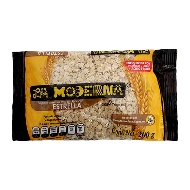 Pasta para Sopa La Moderna Estrella 200 gr