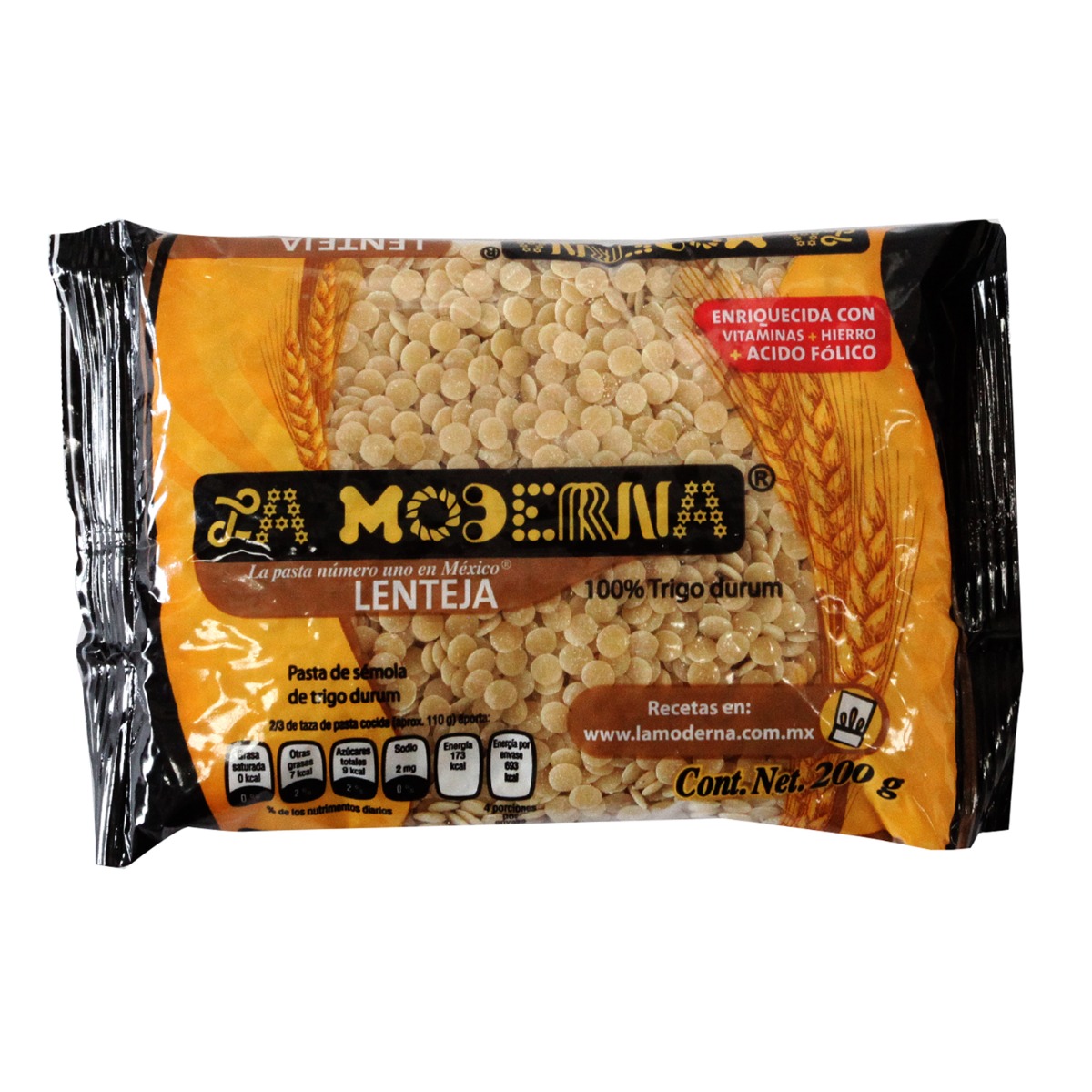 Pasta para Sopa La Moderna Lenteja 200 gr