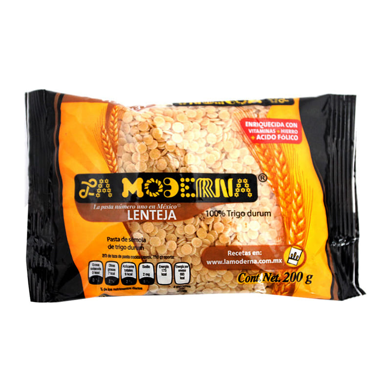 Pasta para Sopa La Moderna Lenteja 200 gr