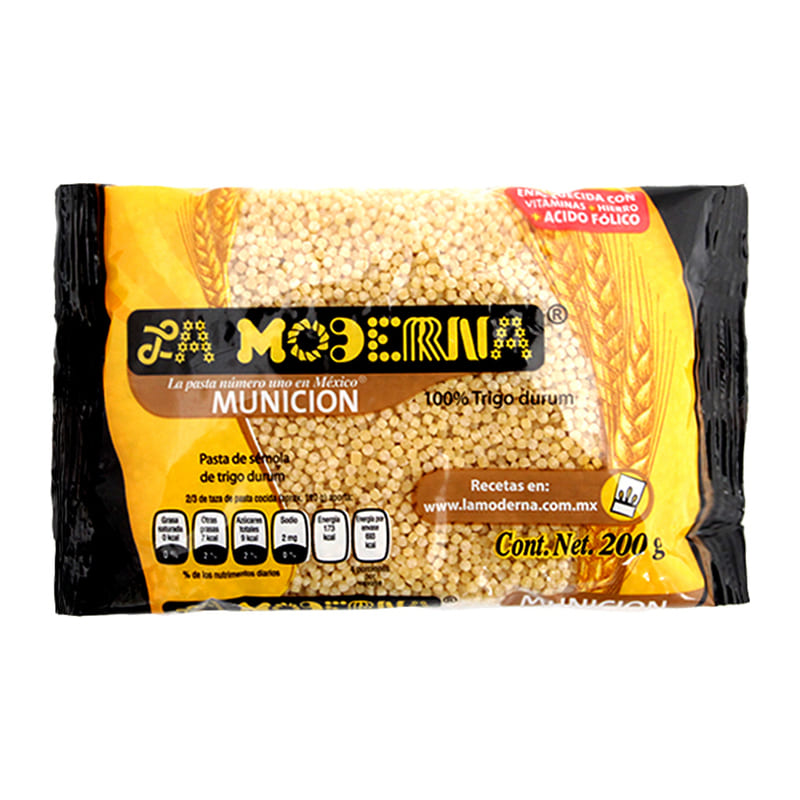 Pasta para Sopa La Moderna Munición 200 Gramos