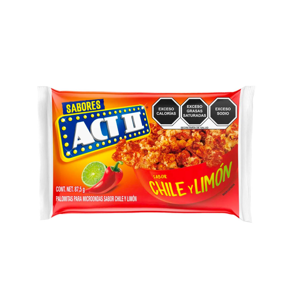 Palomitas Act II Chile Limón 87.5 g