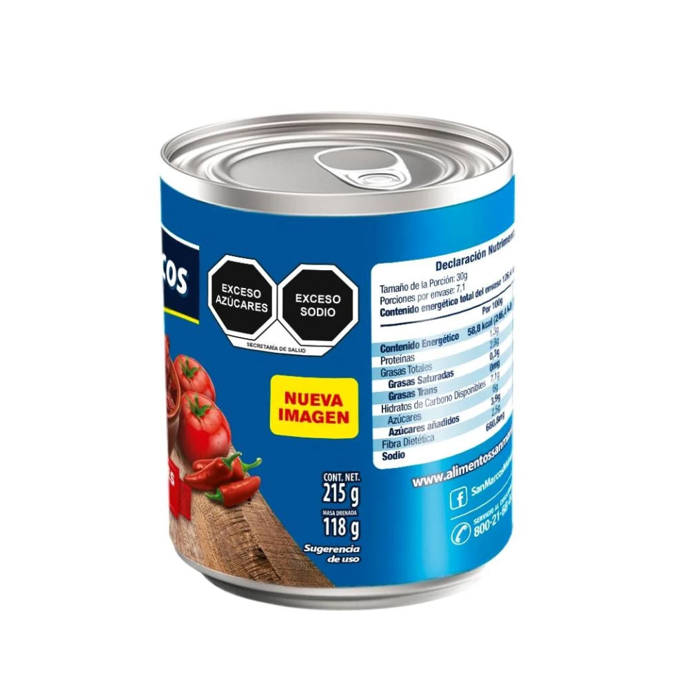 San Marcos Chile Chipotle 24/215 Gr *