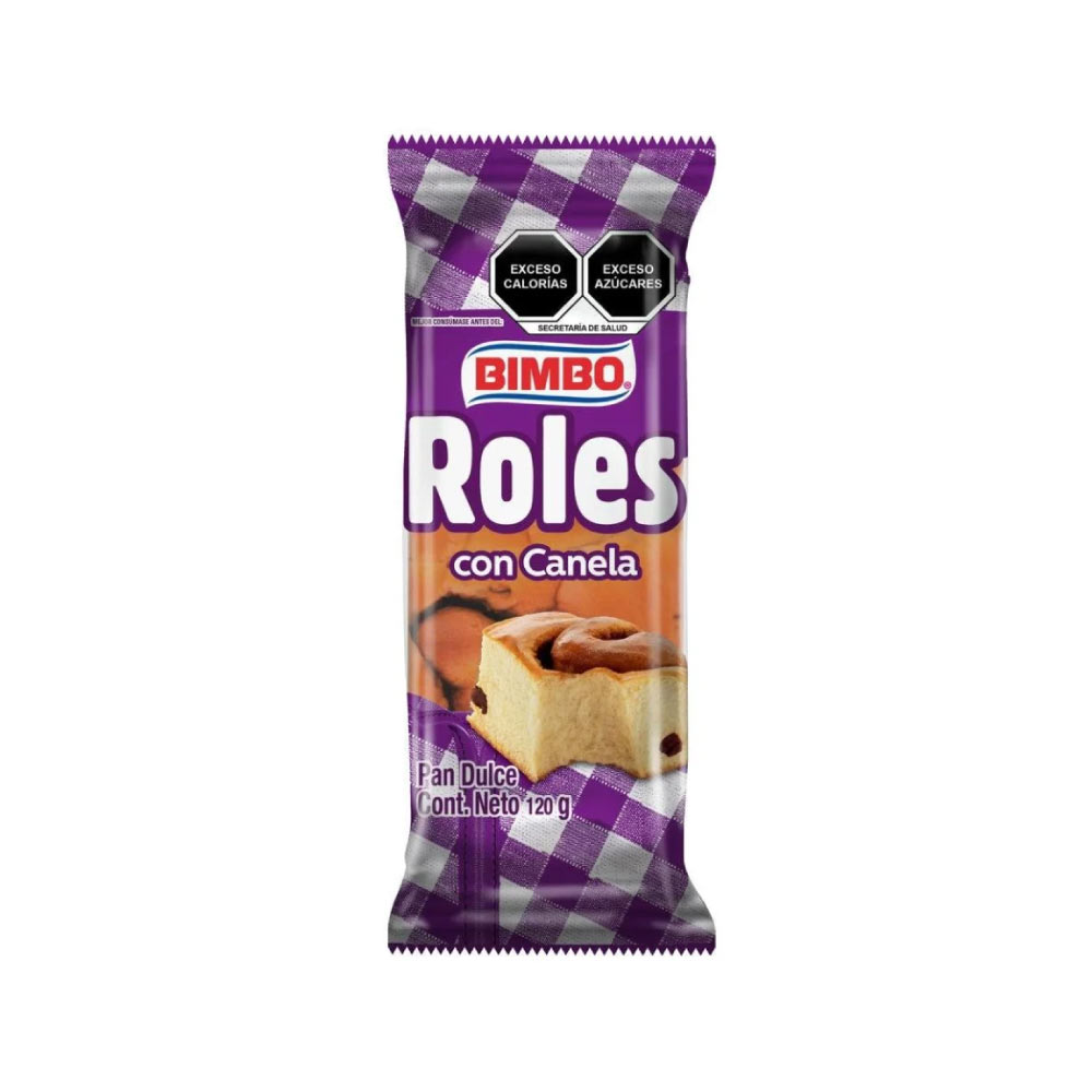 Pan Bimbo Roles de Canela 120 gr
