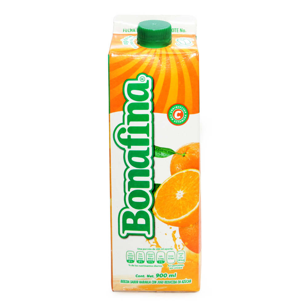 Bonafina Bebida Naranjada 900 Ml