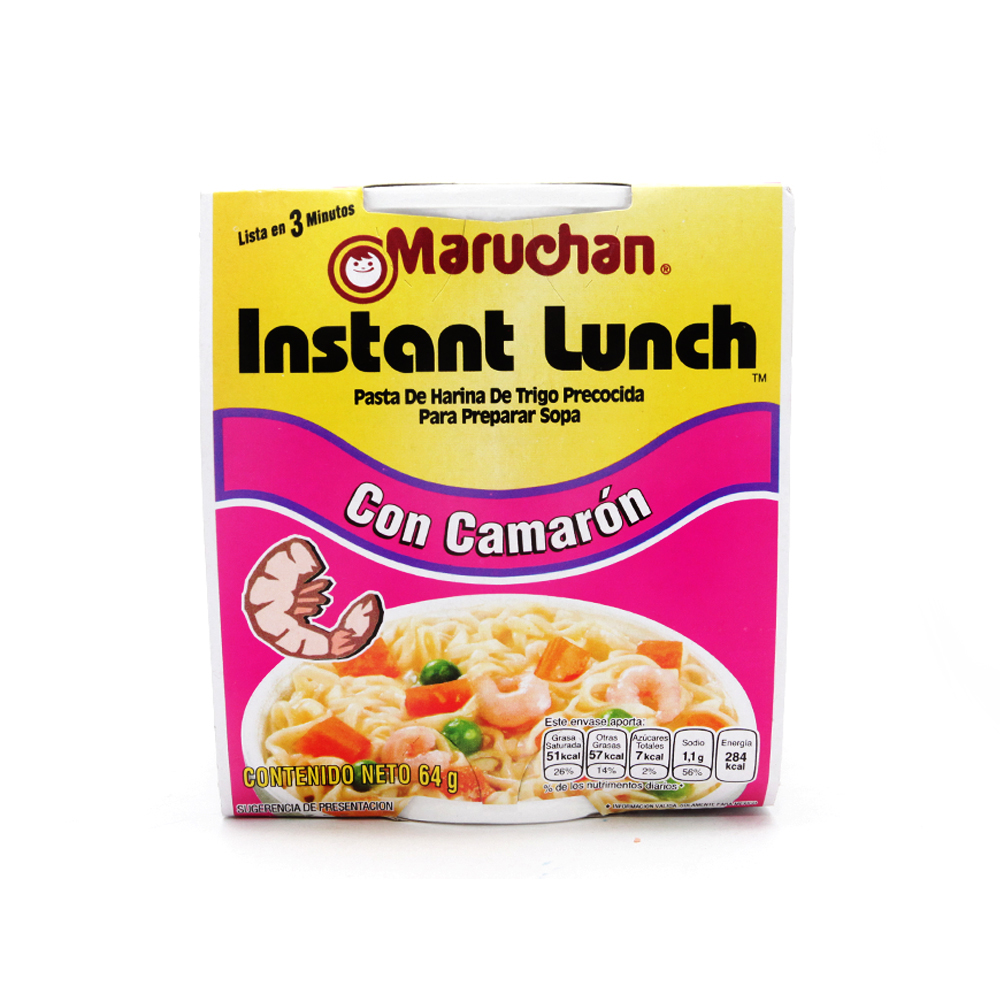 Maruchan Sopa Inst Camaron 12/64 Gr *