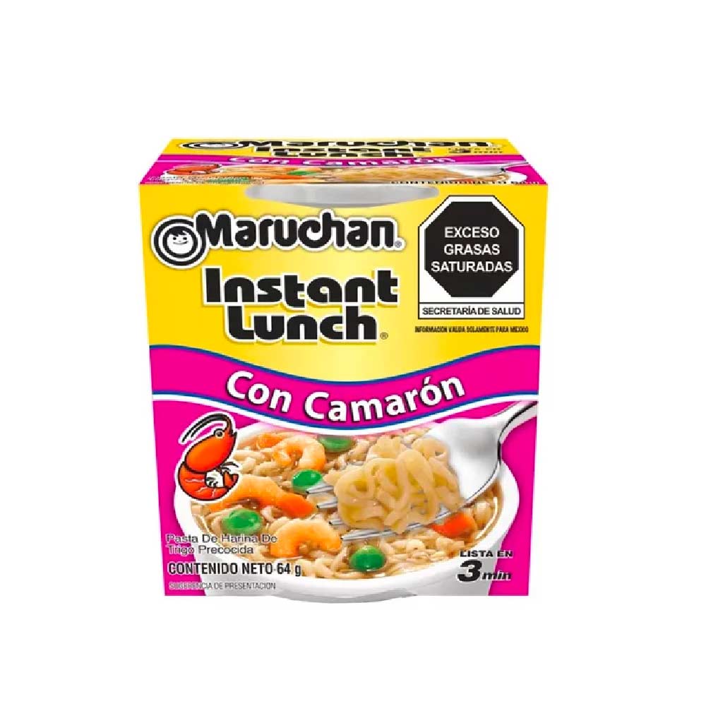 Sopa Instantanea Maruchan Camarón 64 gr