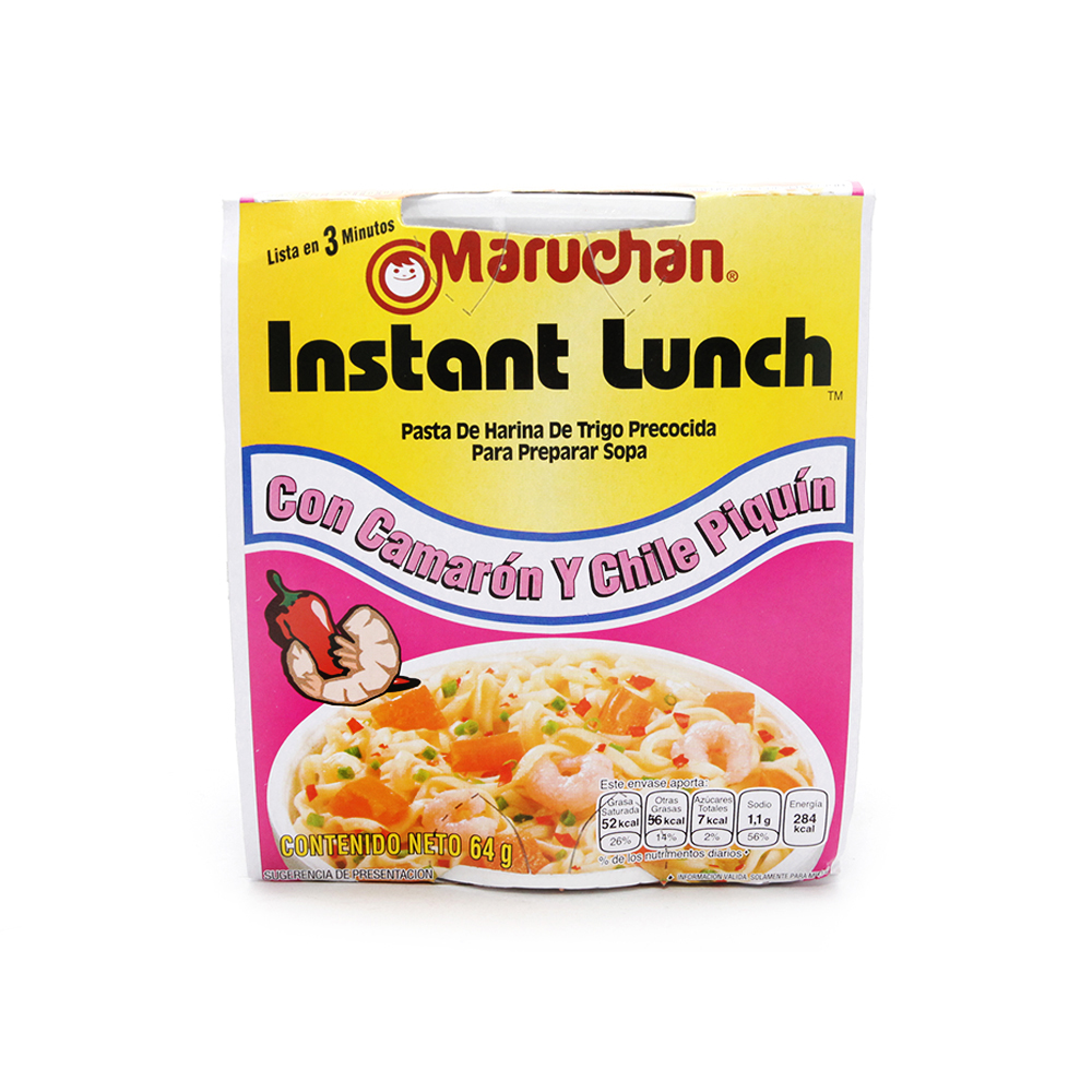 Maruchan Sopa Inst Camaron Piquin 12/64 Gr *