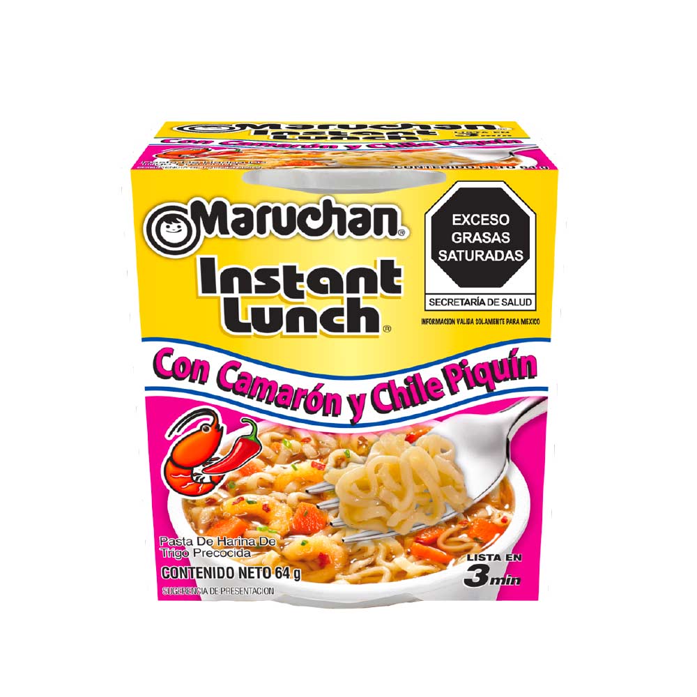 Maruchan Sopa Inst Camaron Piquin 12/64 Gr *