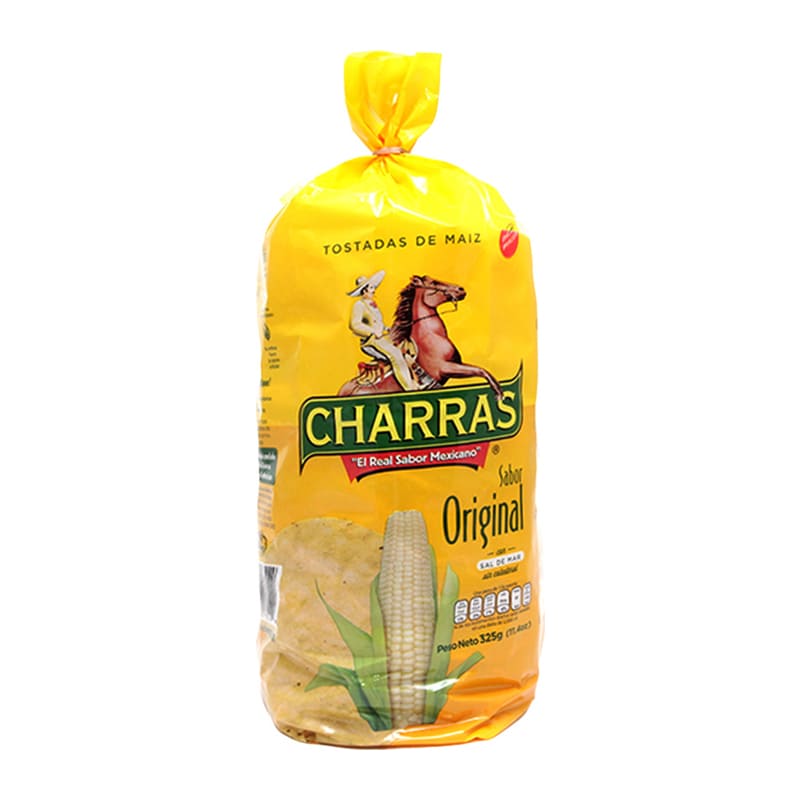 Tostadas Charras Onduladas Paquete 300 gr