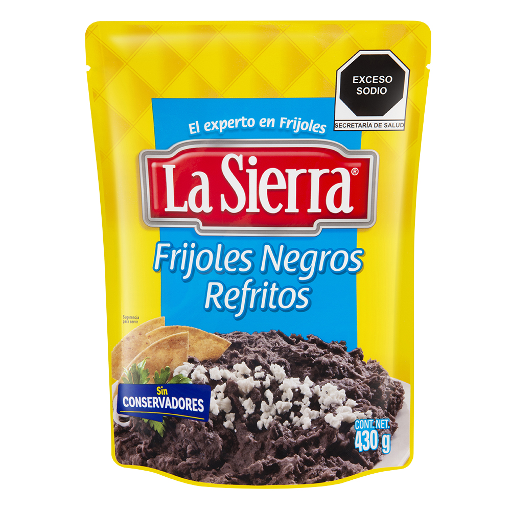 Frijoles Refritos Negros La Sierra 430 gr