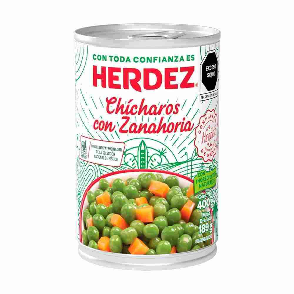 Chícharos con Zanahoria Herdez 400 g