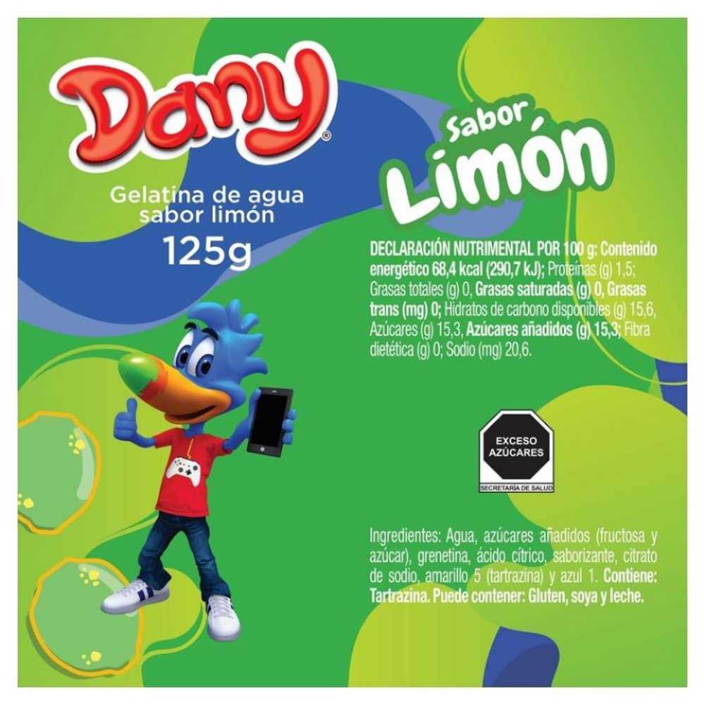 Gelatina Dany Postre Limón 125 gr