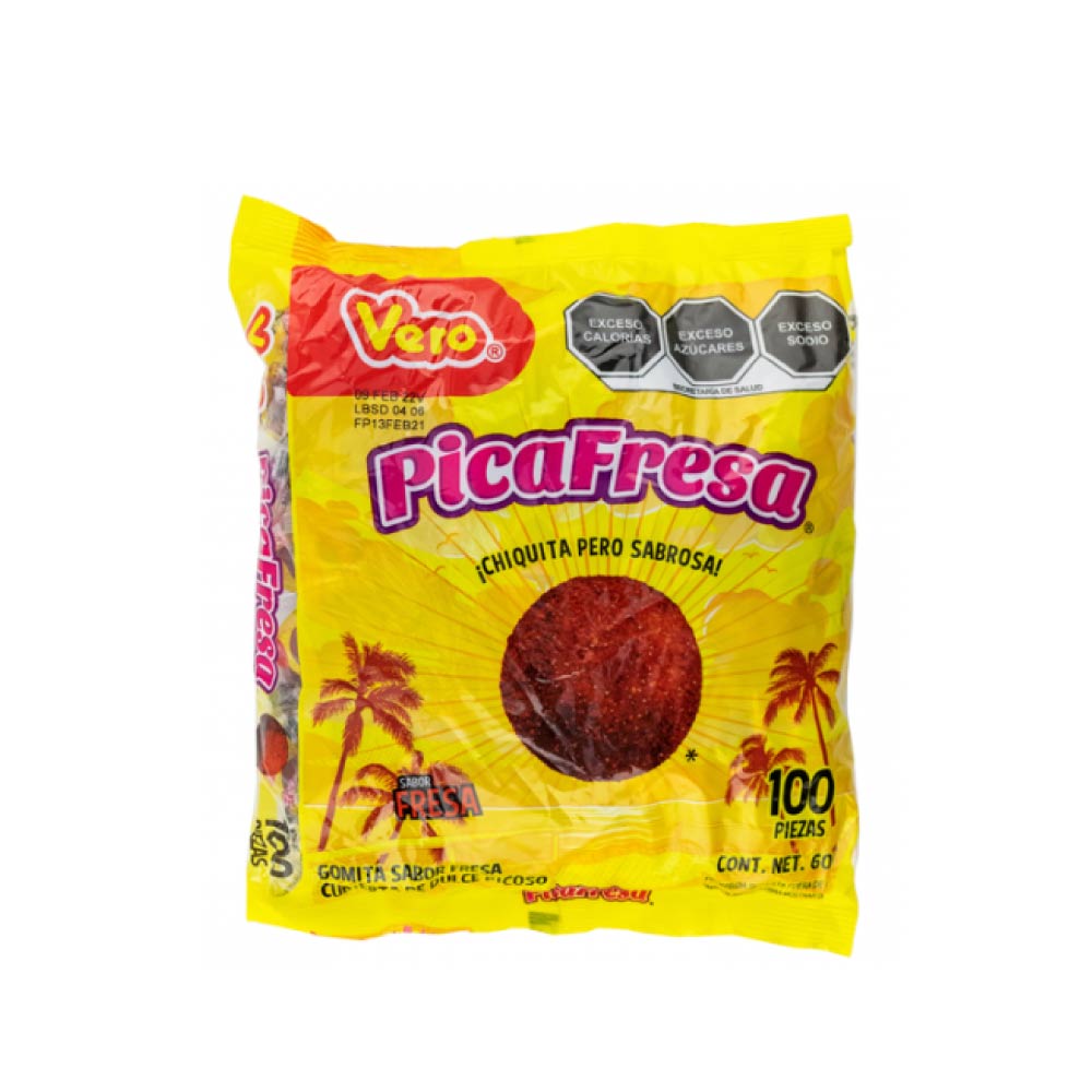 Dulce Pica Fresa Acidito 600 g Bolsa