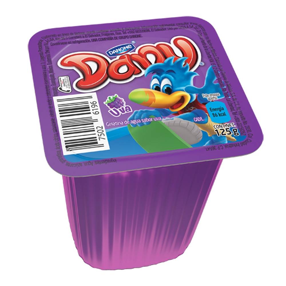 Gelatina Dany Postre Uva 125 gr