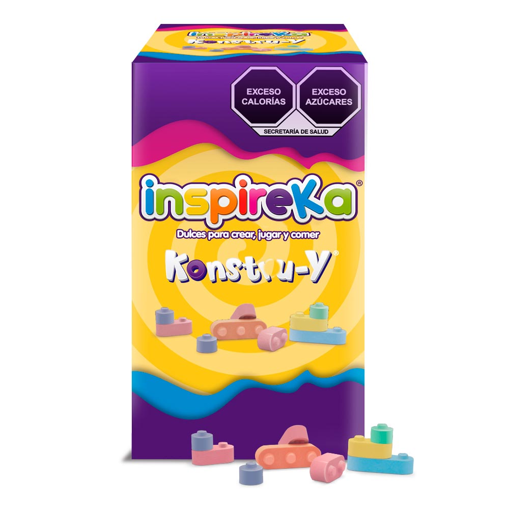 Inspikera Konstruye Pastillas De Dulce Con 4 piezas