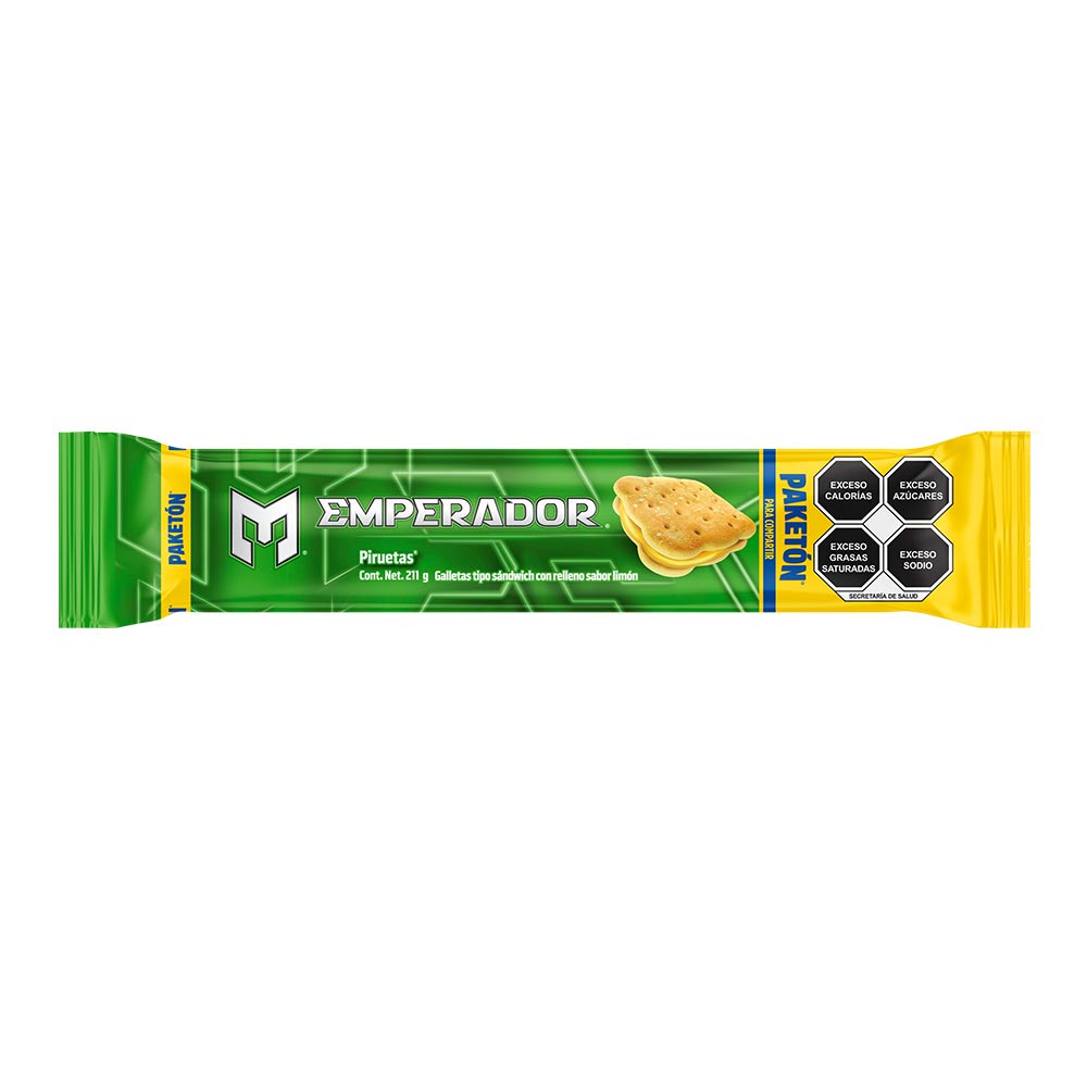 Galletas Gamesa Emperador Piruetas Paketón 180 g