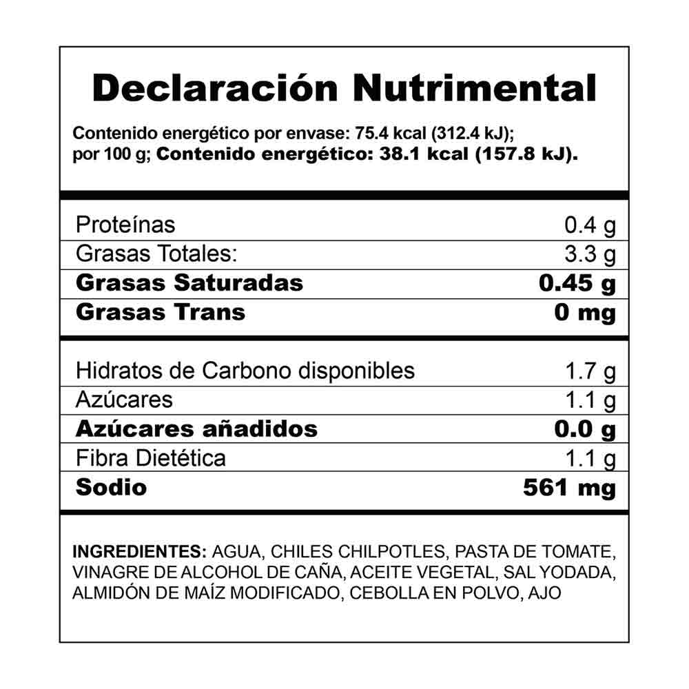 Chiles Chipotles Herdez Enteros En Adobo 198 G