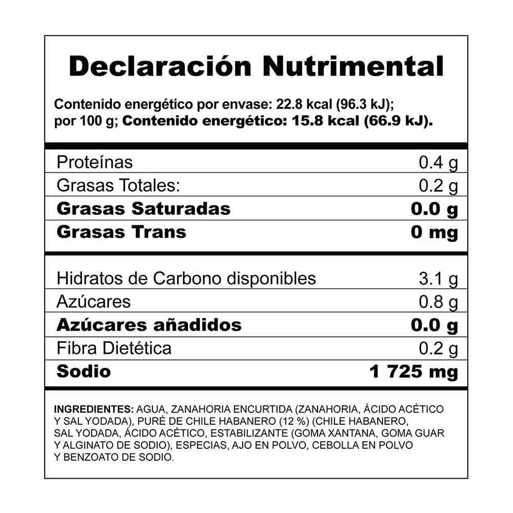 Salsa Picante Búfalo Habanero 144 g