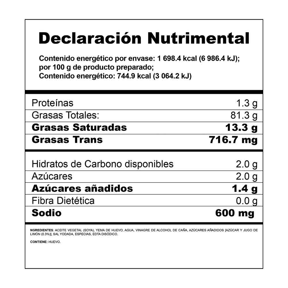 Mccormick Mayonesa 8 190 gr +20% gratis