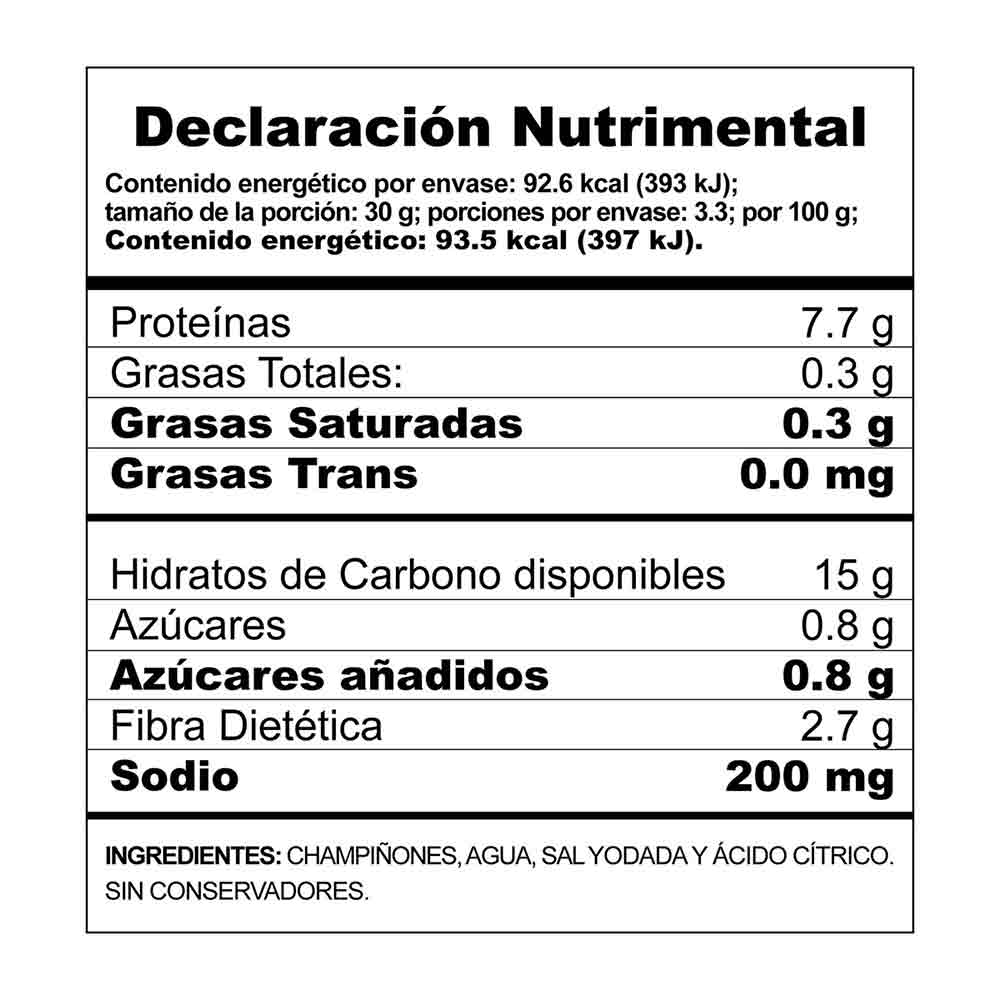 Herdez Champiñon Reb 24/186 Gr