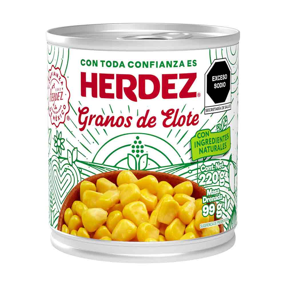 Herdez Grano Elote 24/220 Gr
