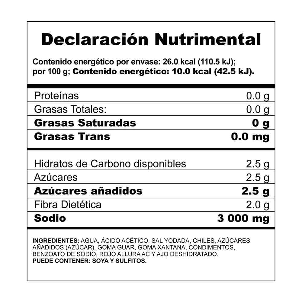 Salsa Picante Búfalo Clásica Líquida 260 g