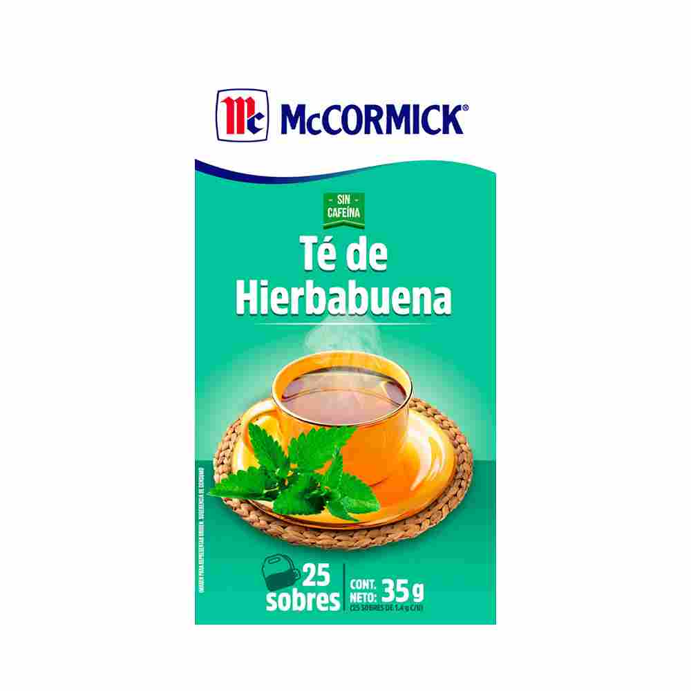 Té McCormick Hierbabuena 25 Sobres