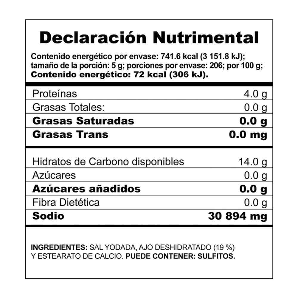 Sal con Ajo McCormick 125 g