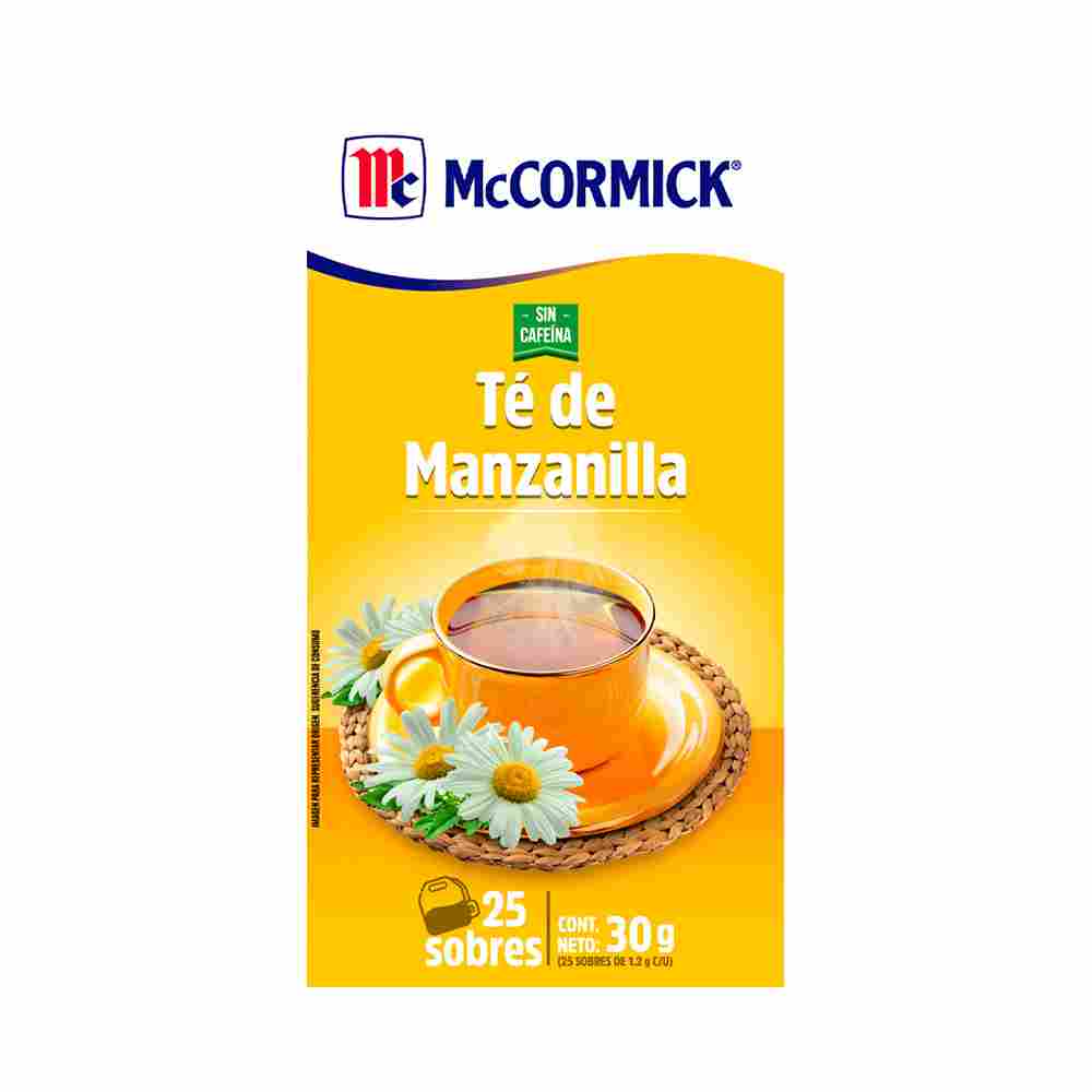 Té McCormick Manzanilla 25 Sobres