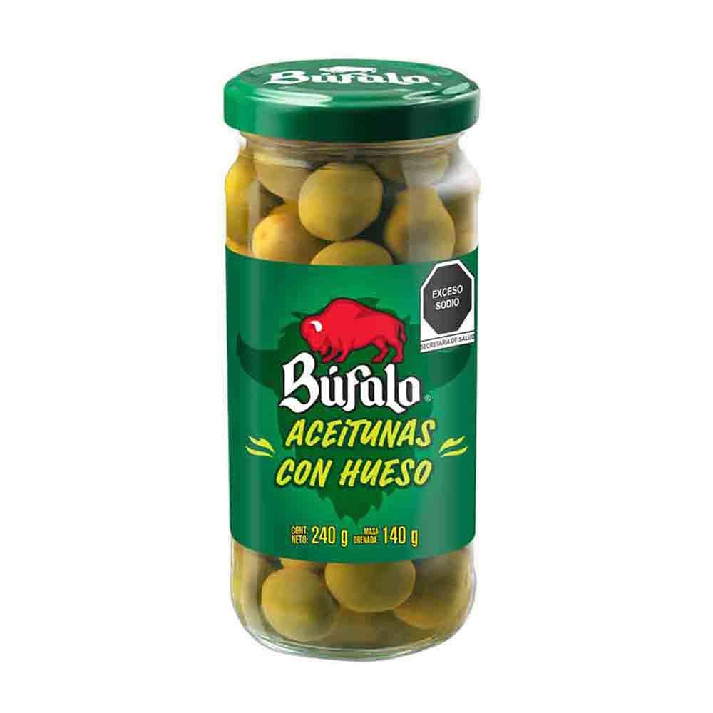 Aceitunas Búfalo con Hueso 240 g