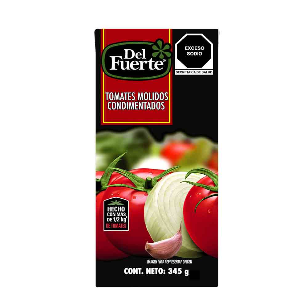 Del Fuerte Pure Tomate Brick 24/345 Gr
