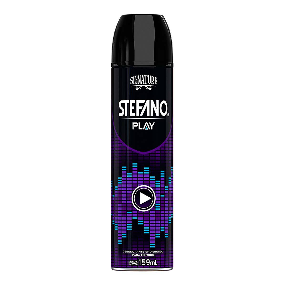 Desodorante Stefano Signature Play en Aerosol 159 ml