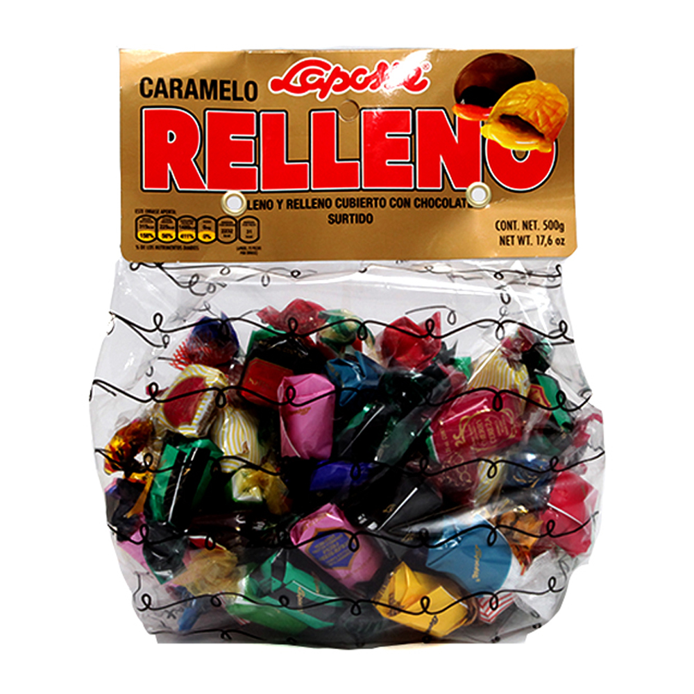 Caramelo Laposse Relleno Surtido Bolsa 500 gr