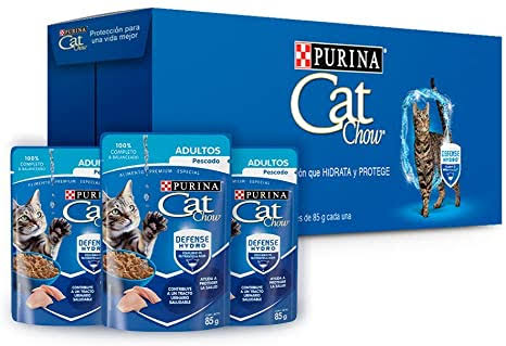 Cat Chow Pouch Pescado 12/85 Gr
