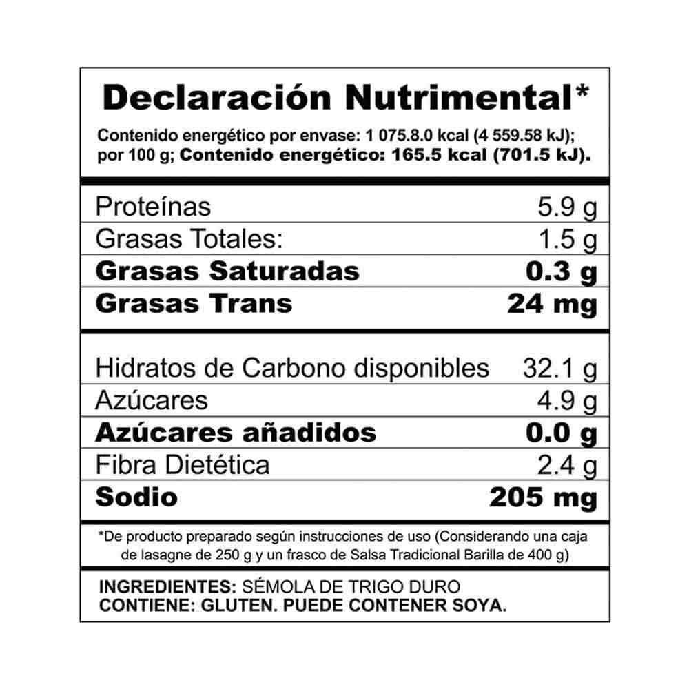 Pasta Barilla Collezione Lasagne 250 g