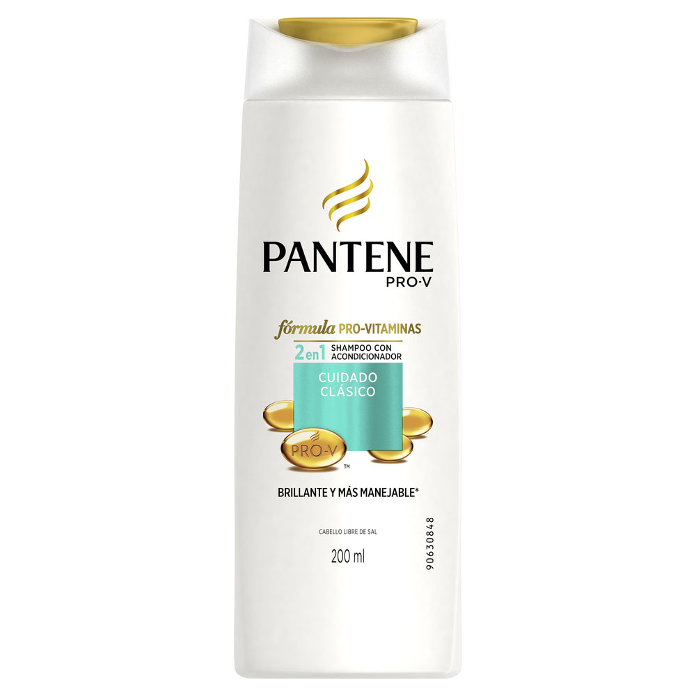 Shampoo Pantene Cuidado Clásico 2 en 1 200 ml