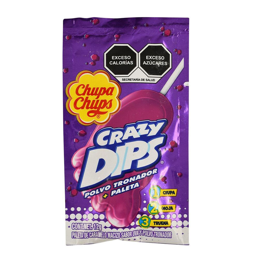 Crazy Dips Pal Uva Con 10 Pz